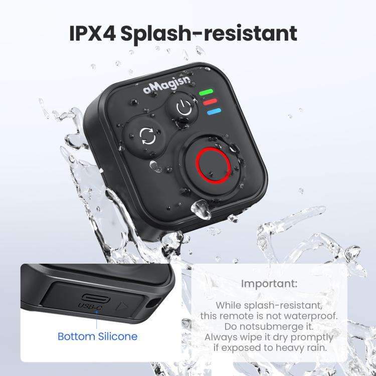 aMagisn Bluetooth Remote Controller 3.0 Universal Version For Insta360, GoPro Hero, Android/ios S...