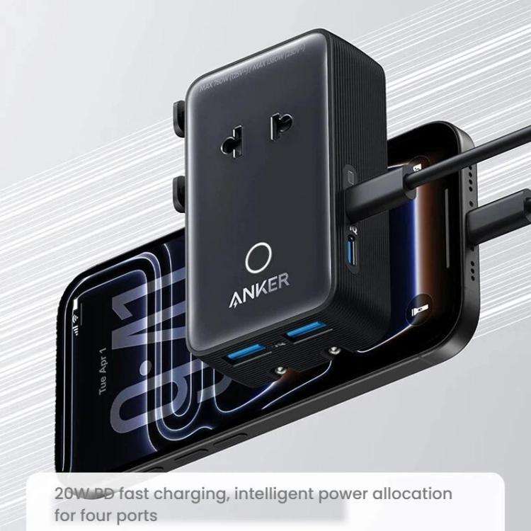 ANKER A9215 Multi-Country Adapter 20W Fast Charging PD Smart Distribution Universal Portable Char...