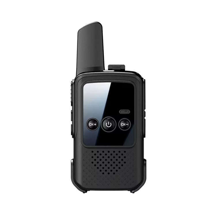 Mini Wireless Long Range Parent Child Walkie Talkie, Color: Single Black(AU Plug)