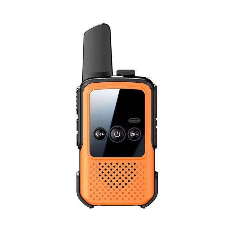 Mini Wireless Long Range Parent Child Walkie Talkie, Color: Single Orange(UK Plug)