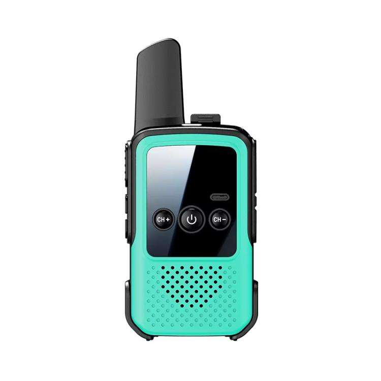 Mini Wireless Long Range Parent Child Walkie Talkie, Color: Single Green(EU Plug)