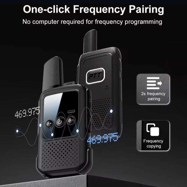 Mini Wireless Long Range Parent Child Walkie Talkie, Color: Single Green(UK Plug)