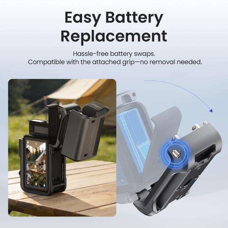 For DJI OSMO Action 5 Pro /4/3 aMagisn Metal Camera Cage2.0 Quick Release Protective Frame with S...