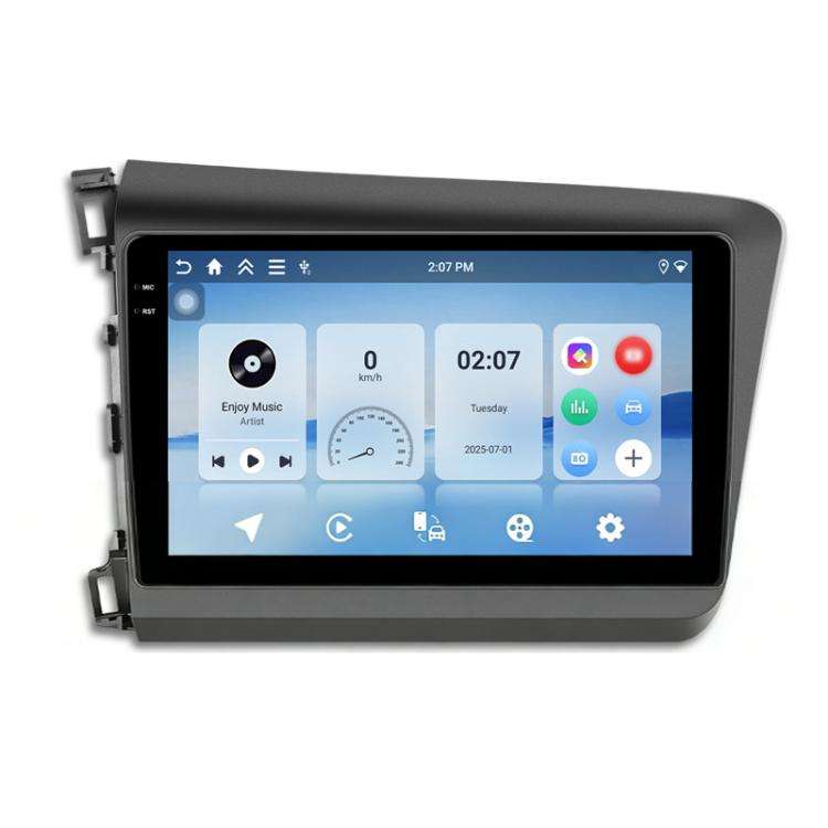 For Honda Civic Android 15 Car Navigation Bluetooth Player, Memory: 4-Core 4GB + 128GB(Standard)
