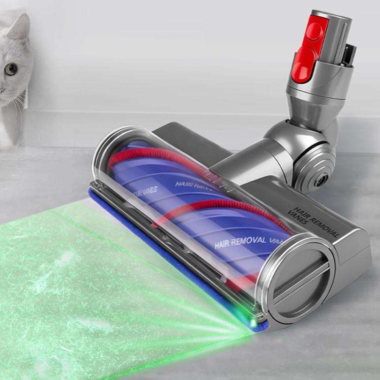 For Dyson V7 / V8 / V10 / V11 / V15 Vacuum Cleaner Direct Drive Brush Head Anti-Tangle Roller(Gray)