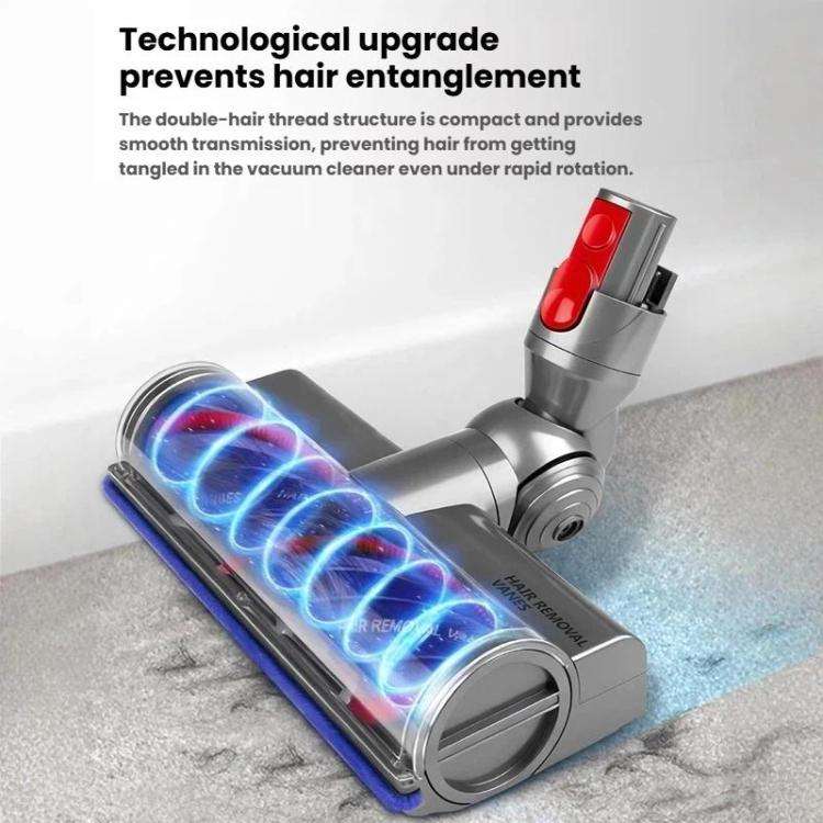 For Dyson V7 / V8 / V10 / V11 / V15 Vacuum Cleaner Direct Drive Brush Head Anti-Tangle Roller(Gray)