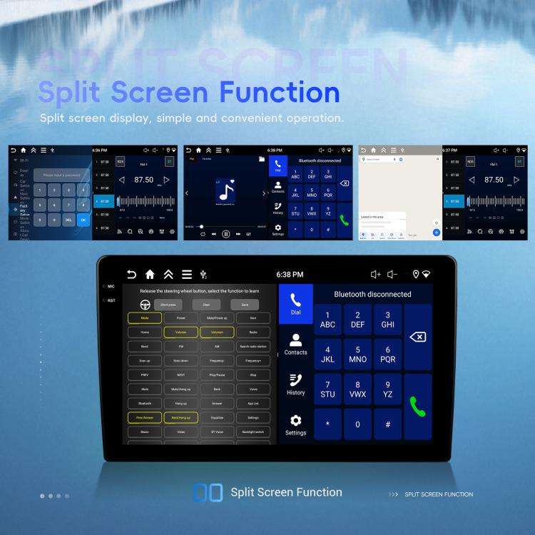 For Honda Civic US Left Hand Drive Android Car Central Control Screen Navigation Bluetooth Player...