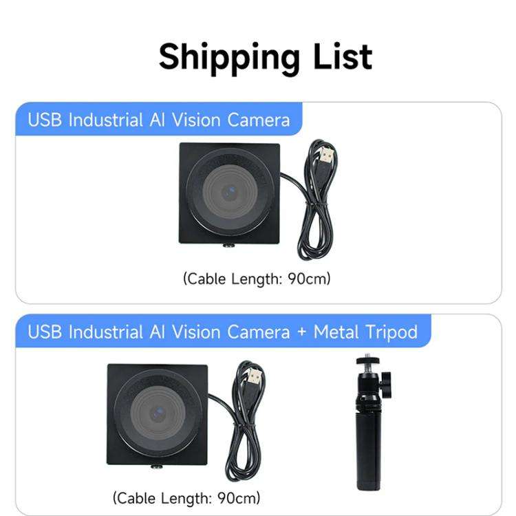 YAHBOOM Industrial USB AI Vision Camera 5MP Distortion-Free Lens, Above 2K Resolution For Raspber...