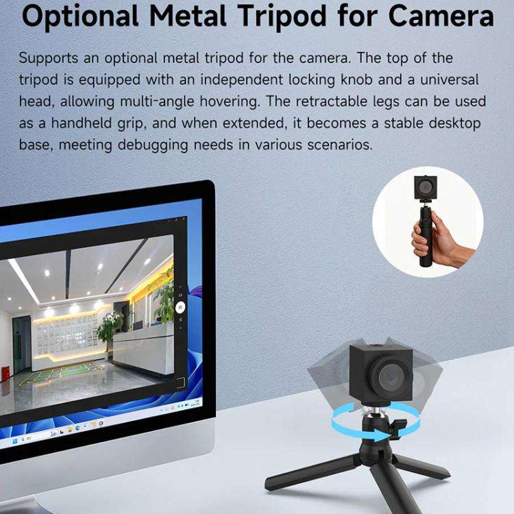 YAHBOOM Industrial USB AI Vision Camera 5MP Distortion-Free Lens, Above 2K Resolution For Raspber...