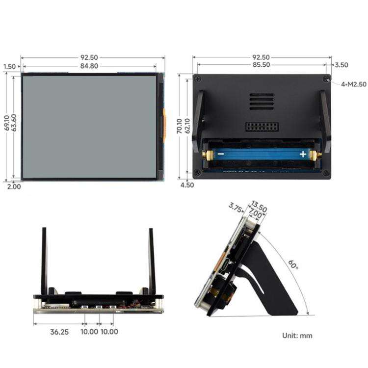 Waveshare 33507 ESP32-S3 4.2 Inch RLCD Full Reflective Display Development Board Supports Wi-Fi &...