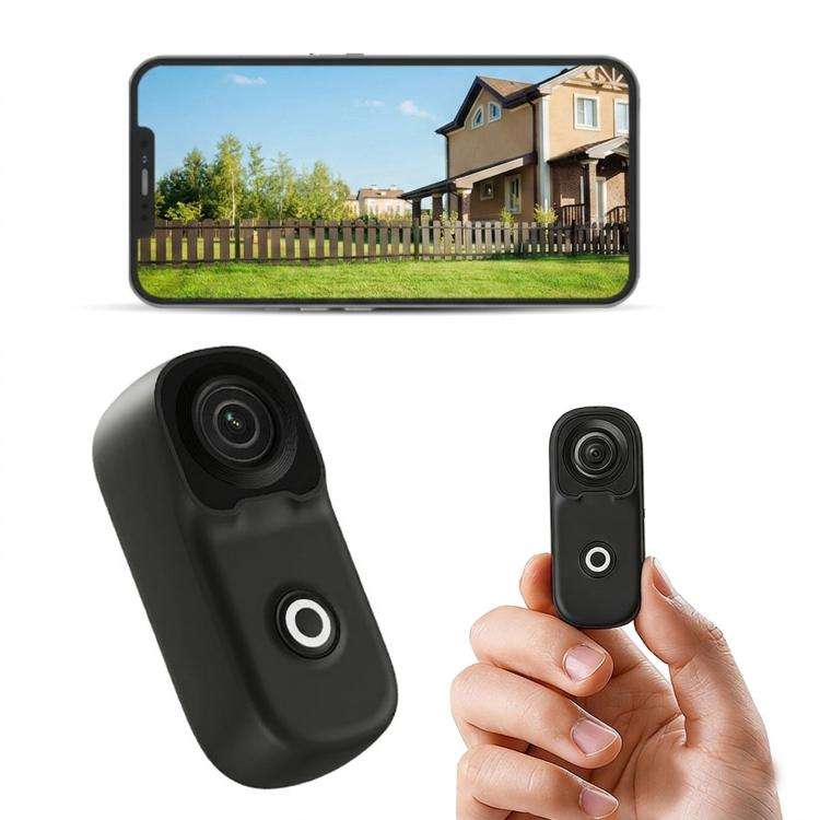 4K WIFI HD Recorder Thumb Action Camera(Black)