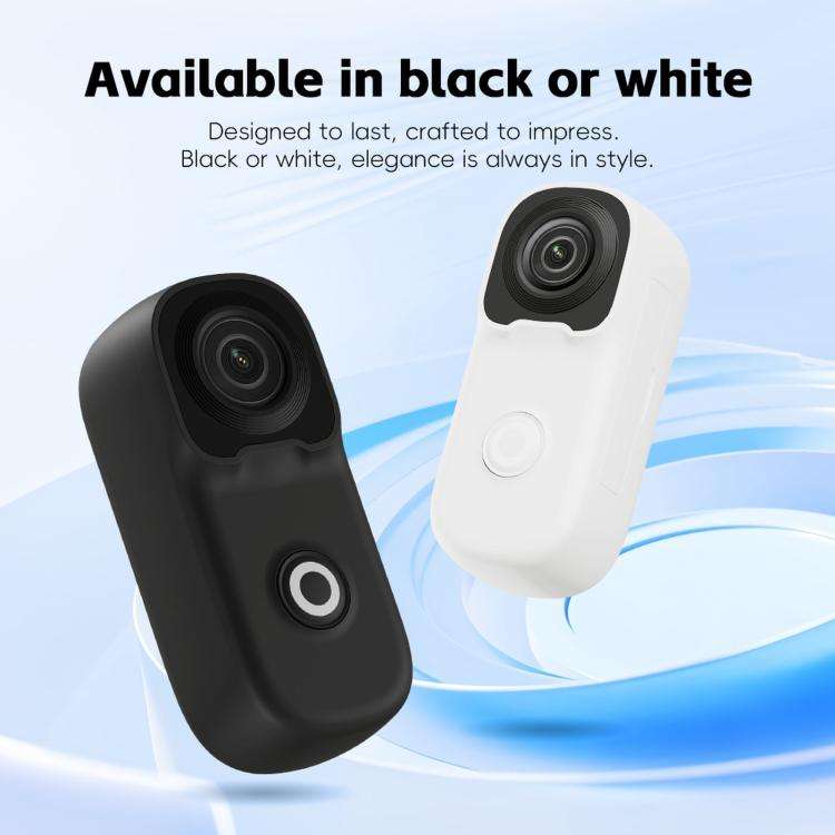 4K WIFI HD Recorder Thumb Action Camera(White)