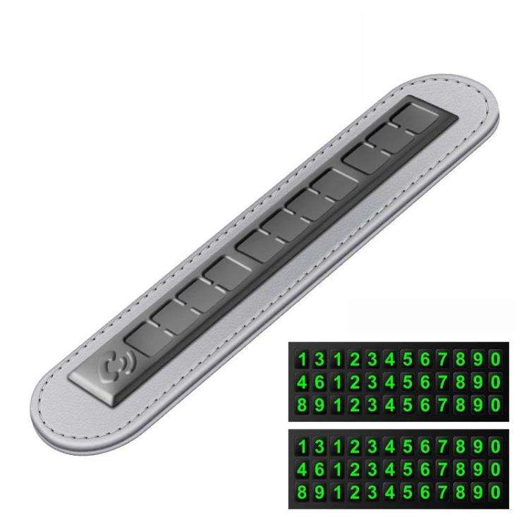 Cars Temporary Parking Phone Number Sign(Gray)