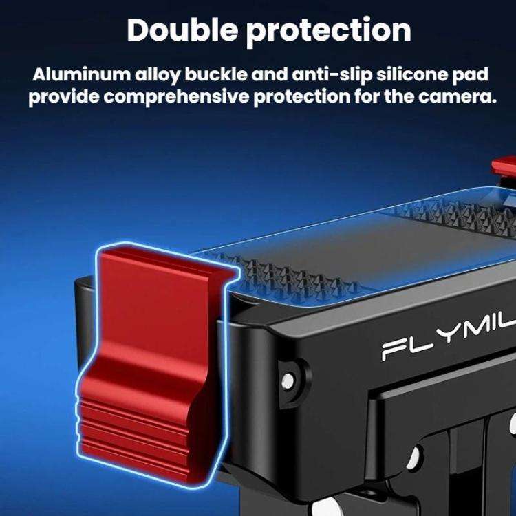 For DJI Osmo 360 / Action 3 / 4 / 5 Pro Flymile Magnetic Quick-Release Adapter Base(Plastic)