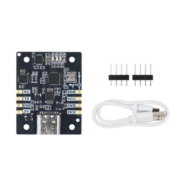 YAHBOOM 9-axis IMU Sensor Module AHRS Support ROS1 ROS2 for Jetson Raspberry Pi