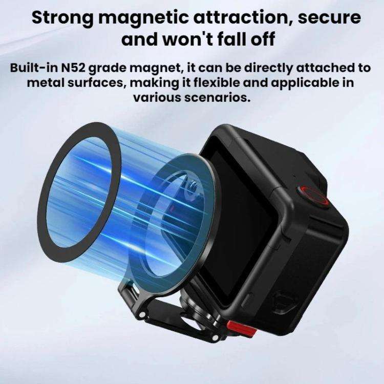 For Insta360 Ace Pro / 2 Flymile Quick-Release Magnetic Extension Stand(Black)