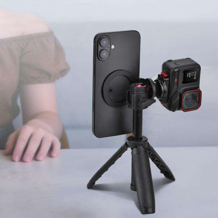 For Insta360 Ace Pro / 2 Flymile Quick-Release Magnetic Extension Stand(Black)