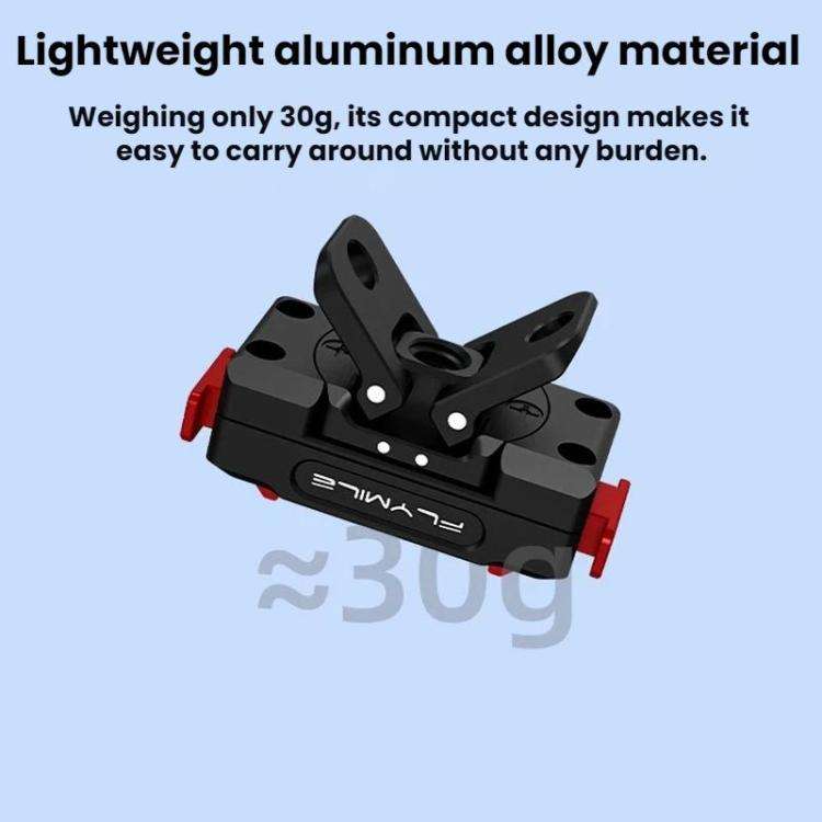 For Insta360 Ace Pro 2 / X5 Flymile Magnetic Extendable Rotating Quick-Release Base(Aluminum Alloy)