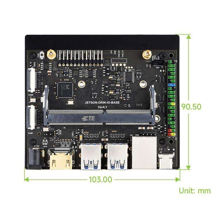 Waveshare 33495 Jetson Orin Nano / NX Super Base Board Based On Jetson Orin Nano/NX AI Module