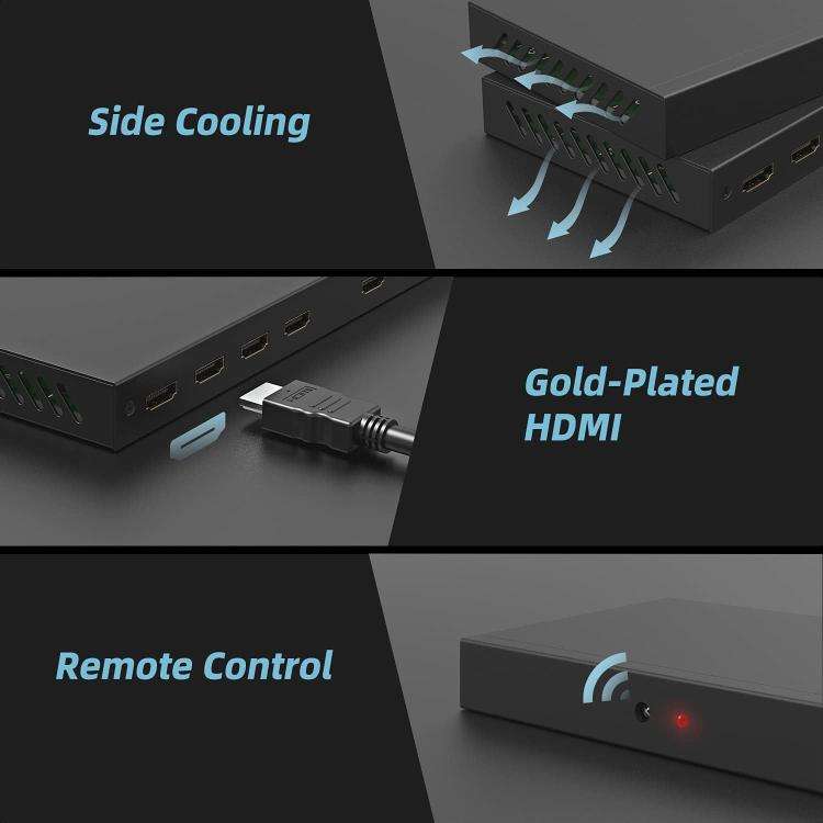 NK-BT150 HDMI 2x2 Video Display Processor Video Wall Controller AU Plug