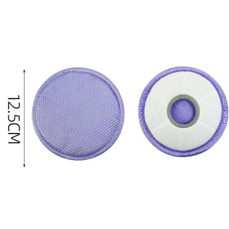 3pcs /Pack Universal 13cm Round Robot Vacuum Mop Pad Waffle Weave Replacement For Roborock P10/P1...