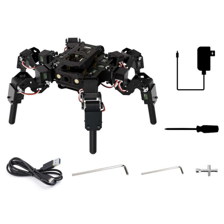WAVESHARE Self-Balancing Controlled Bionic Hexapod Robot ESP32 Open Source(HexArth)