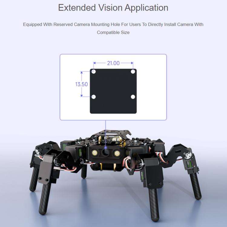 WAVESHARE Self-Balancing Controlled Bionic Hexapod Robot ESP32 Open Source(HexArth)