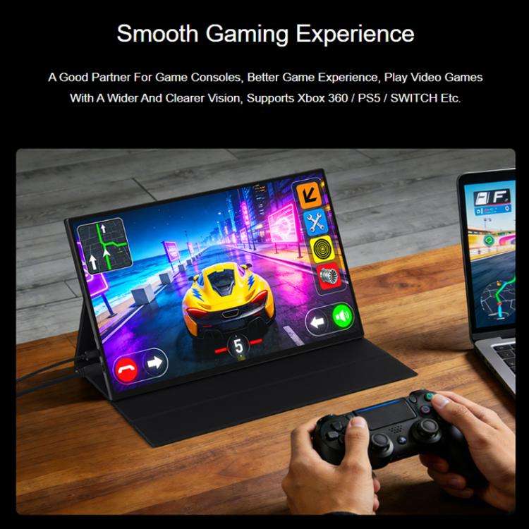 WAVESHARE 16-Inch 4K Portable Touchscreen IPS Panel With Magnetic Protective Case(3840x2400)