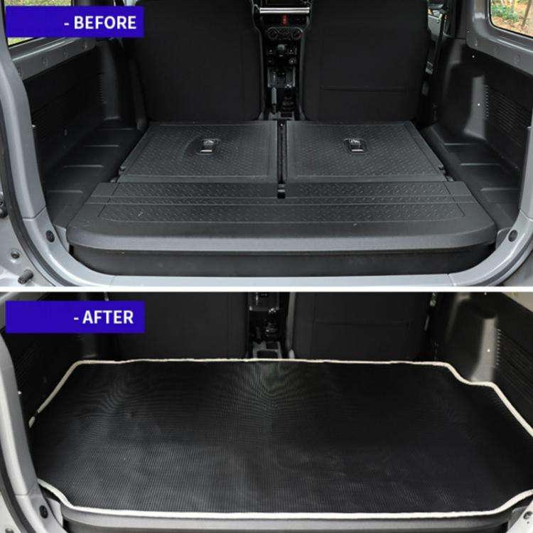 For 2018+ Suzuki Jimny Waterproof Non-Slip PVC Trunk Mat(120x75cm)
