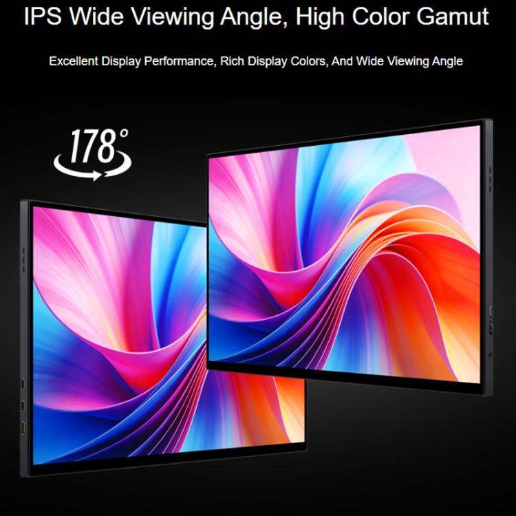 WAVESHARE 16 Inch 2K RHD Portable Touchscreen IPS Panel With Magnetic Protective Case(2560x1600)