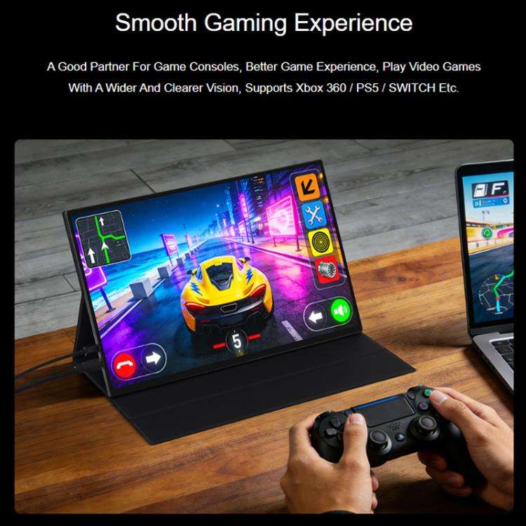 WAVESHARE 16 Inch 2K RHD Portable Touchscreen IPS Panel With Magnetic Protective Case(2560x1600)