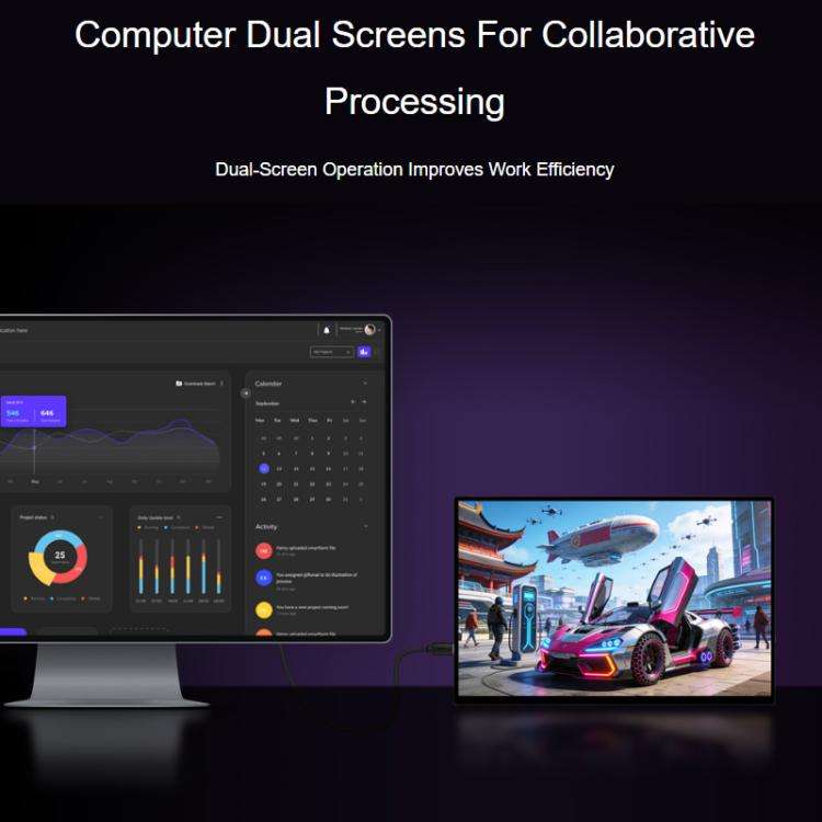 WAVESHARE 16 Inch 2K RHD Portable Touchscreen IPS Panel With Magnetic Protective Case(2560x1600)