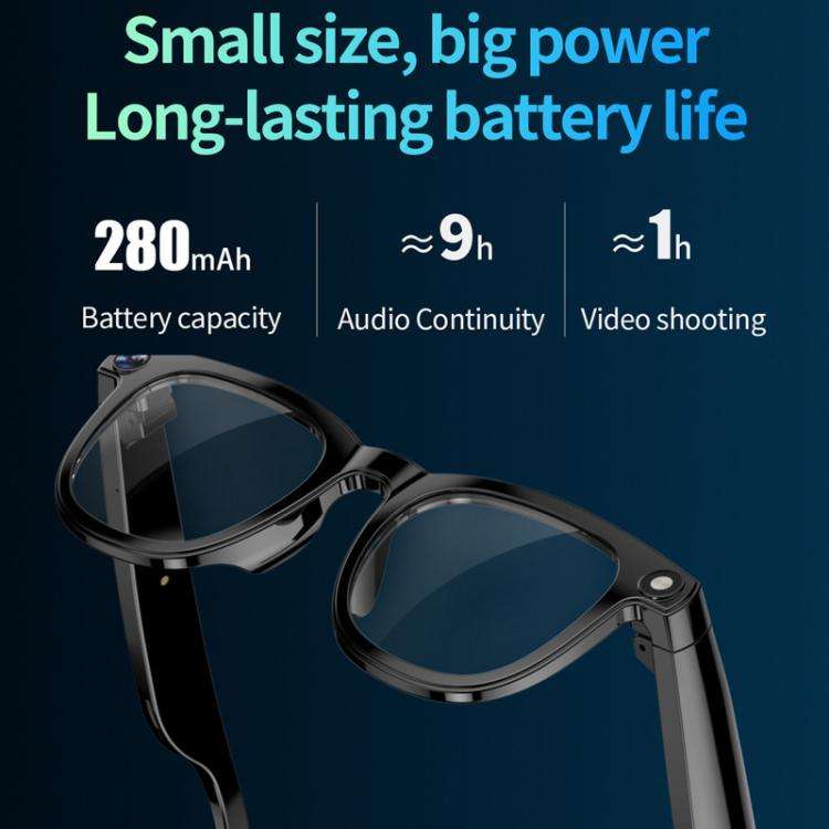 CY01 Smart Glasses Support 8MP Video Recording, AI Simultaneous Translation & Human Recognition, ...