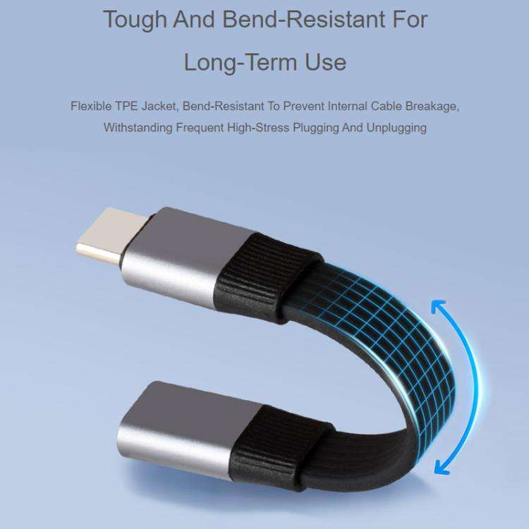 WAVESHARE USB4 V2.0 Type-C Extension Cable 80Gbps High-Definition Video Transmission, Version: St...