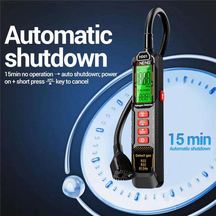 ANENG Air Conditioner Refrigerant Car Halogen Leak Detector, Specification: Battery