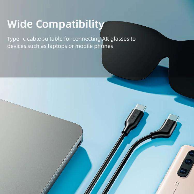 NEXHYPE USB-C/Type-C Coaxial Data Cable For AR/VR Glasses Data Transfer And Power Delivery Cord, ...