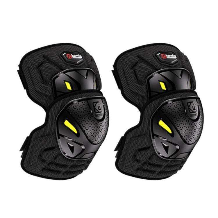 Kewig 2pcs Quick-Release Shockproof Motorcycle Riding Protective Covers Anti-Fall Knee & Elbow Pa...