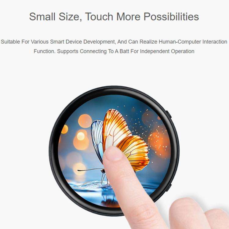 WAVESHARE RP2350 1.75-Inch AMOLED Screen Development Board, Version: Without Case