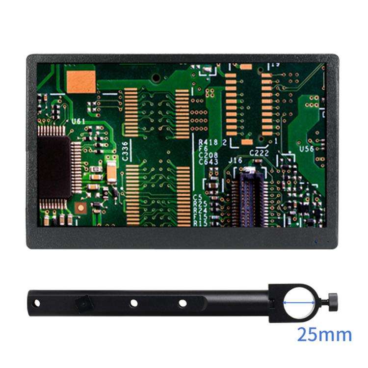 13.3 Inch with 25mm Mounting Bar Industrial Grade IPS Microscope Monitor, US Plug