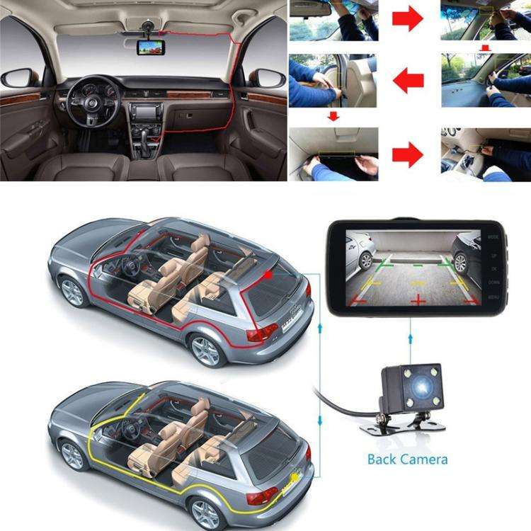 1080P High-Definition Infrared Night Vision Car DVR, Specifications: Front + Left + Right + Rear ...
