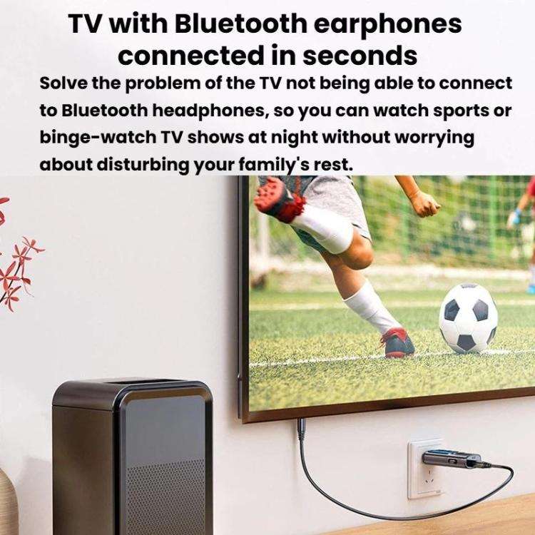 GT72 Bluetooth 5.4 Audio Adapter With Digital Display Portable Receiver & Transmitter