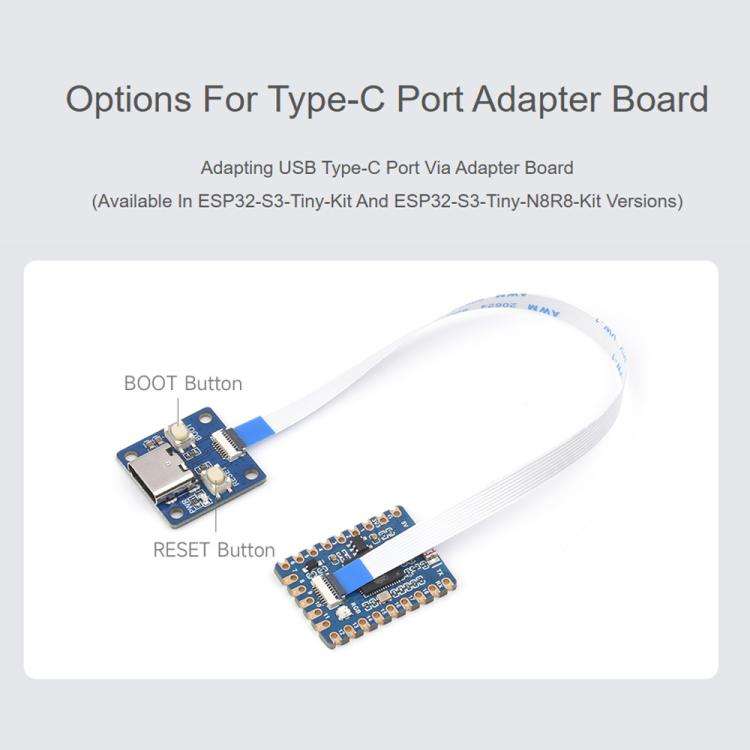 Waveshare  ESP32-S3-Tiny-N8R8-Kit Mini Development Board Dual-Core Processor, 240MHz Running Freq...