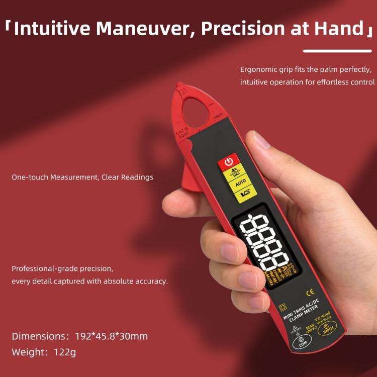 BSIDE UX1 High Precision Smart Clamp Meter AC/DC 100A 6000-Count Multimeter
