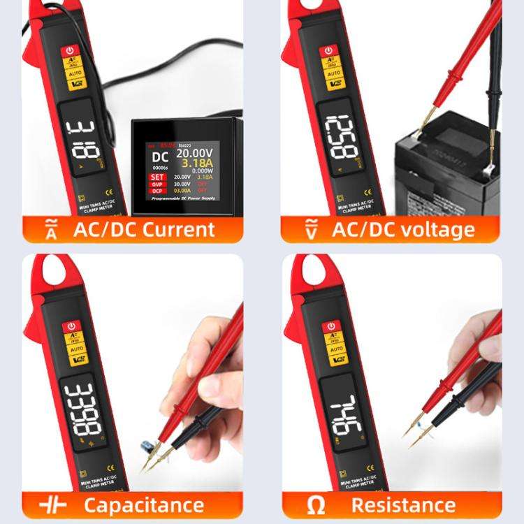 BSIDE UX1 High Precision Smart Clamp Meter AC/DC 100A 6000-Count Multimeter