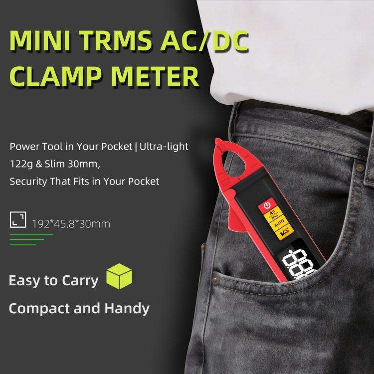 BSIDE UX1 High Precision Smart Clamp Meter AC/DC 100A 6000-Count Multimeter