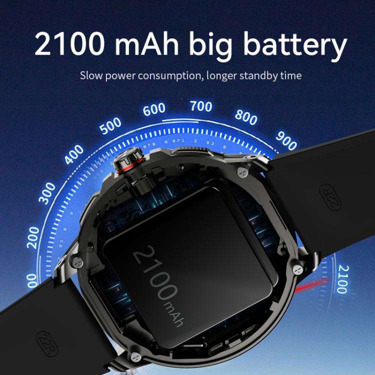 5G SIM Card Global Roaming Dual-System Outdoor Photography Smartwatch(Silver 3+32G)