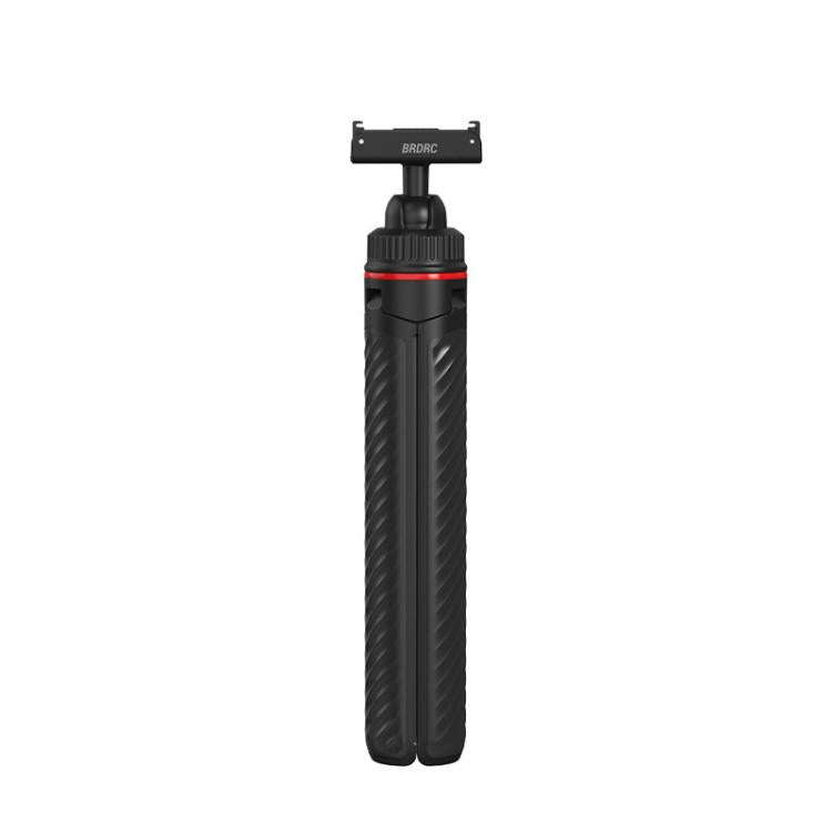 For DJI Osmo Action 5 Pro / Osmo 360 BRDRC Extended Selfie Stick Quick-Release Tripod(Black)