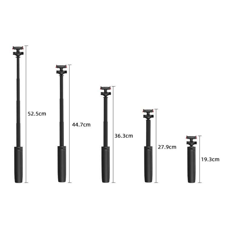 For DJI Flymile Rotary Quick-Release Tripod Extension Selfie Stick(For Action 3 / 4 / 5Pro / Osmo...