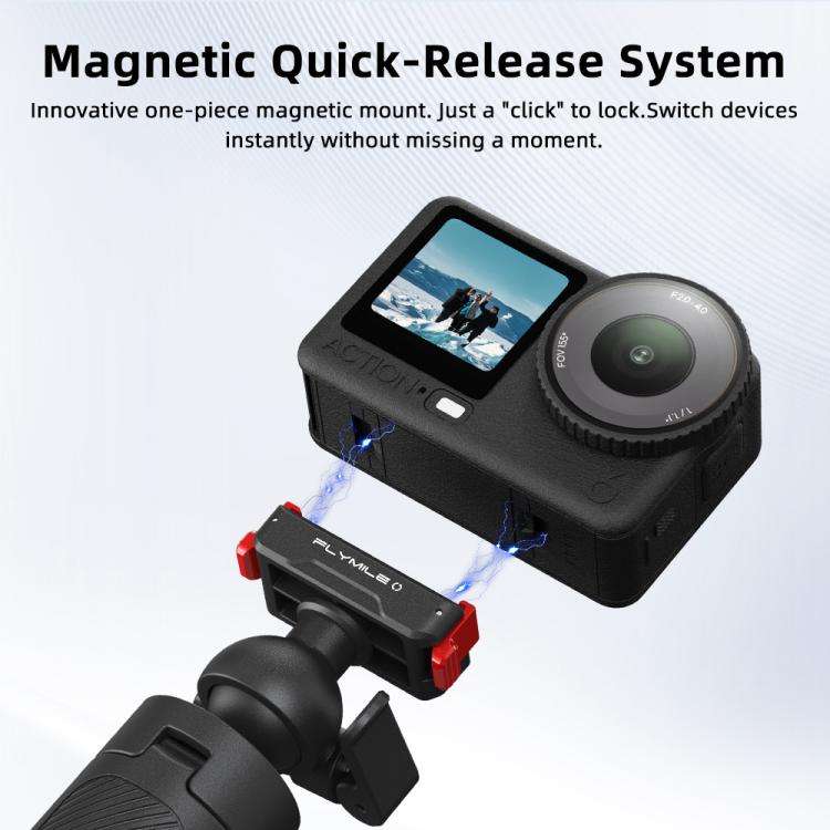 For DJI Flymile Rotary Quick-Release Tripod Extension Selfie Stick(For Action 3 / 4 / 5Pro / Osmo...