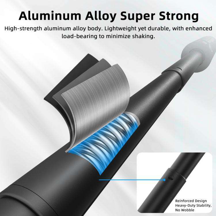 For DJI Flymile Rotary Quick-Release Tripod Extension Selfie Stick(For Action 3 / 4 / 5Pro / Osmo...